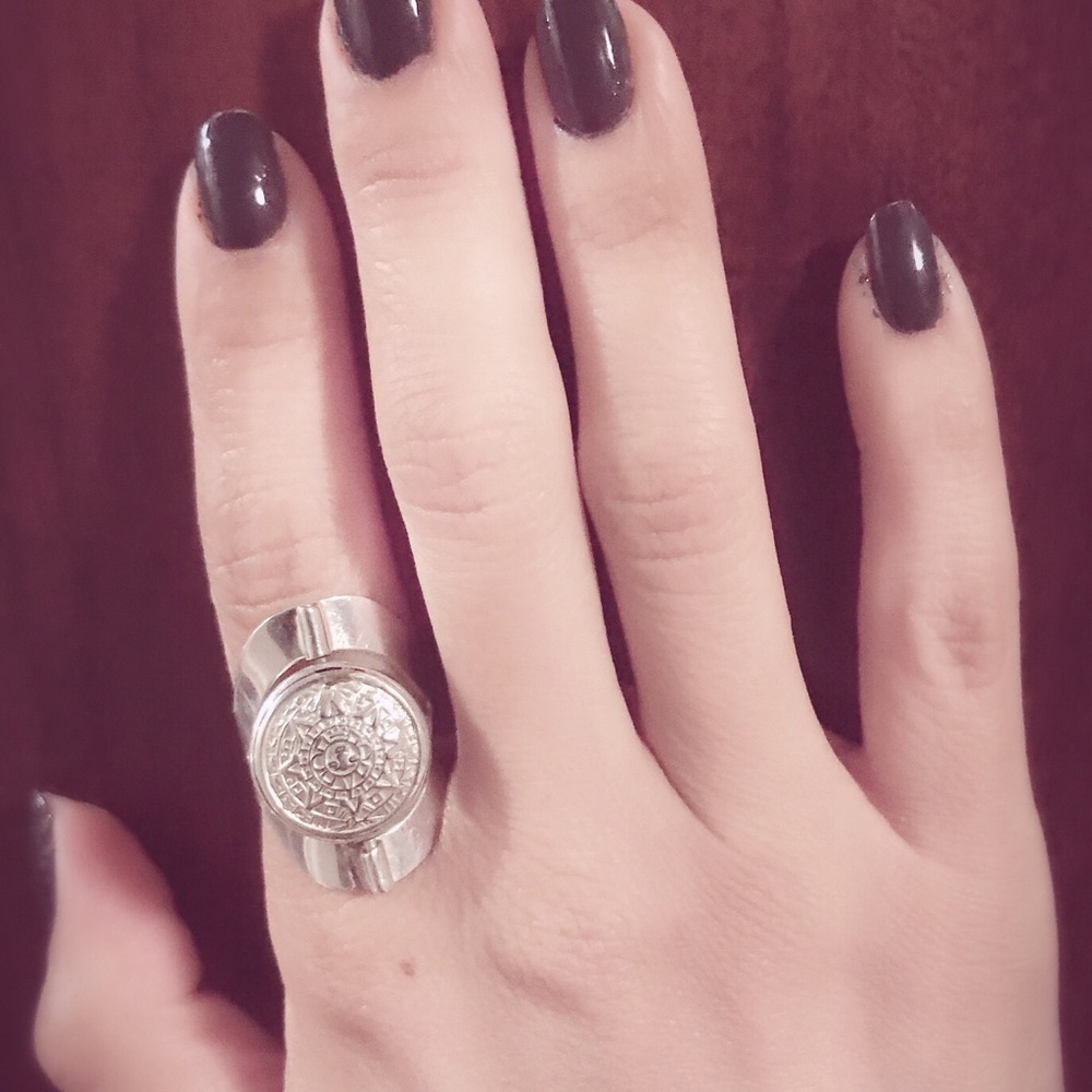 Silver Ring With Reversible Setting - image 1